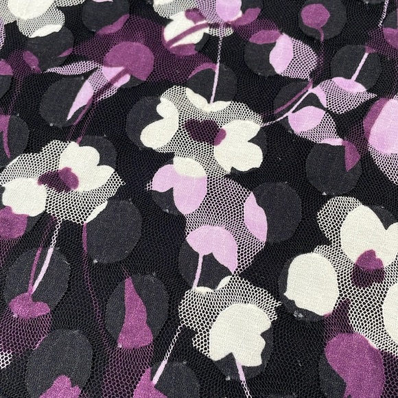 Women's INC International Concepts Floral Lace 3/4th Sleeve Top XL - Picture 10 of 16